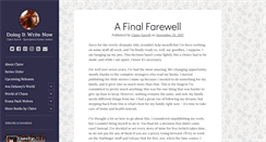 Desktop Screenshot of clairefarrellauthor.com